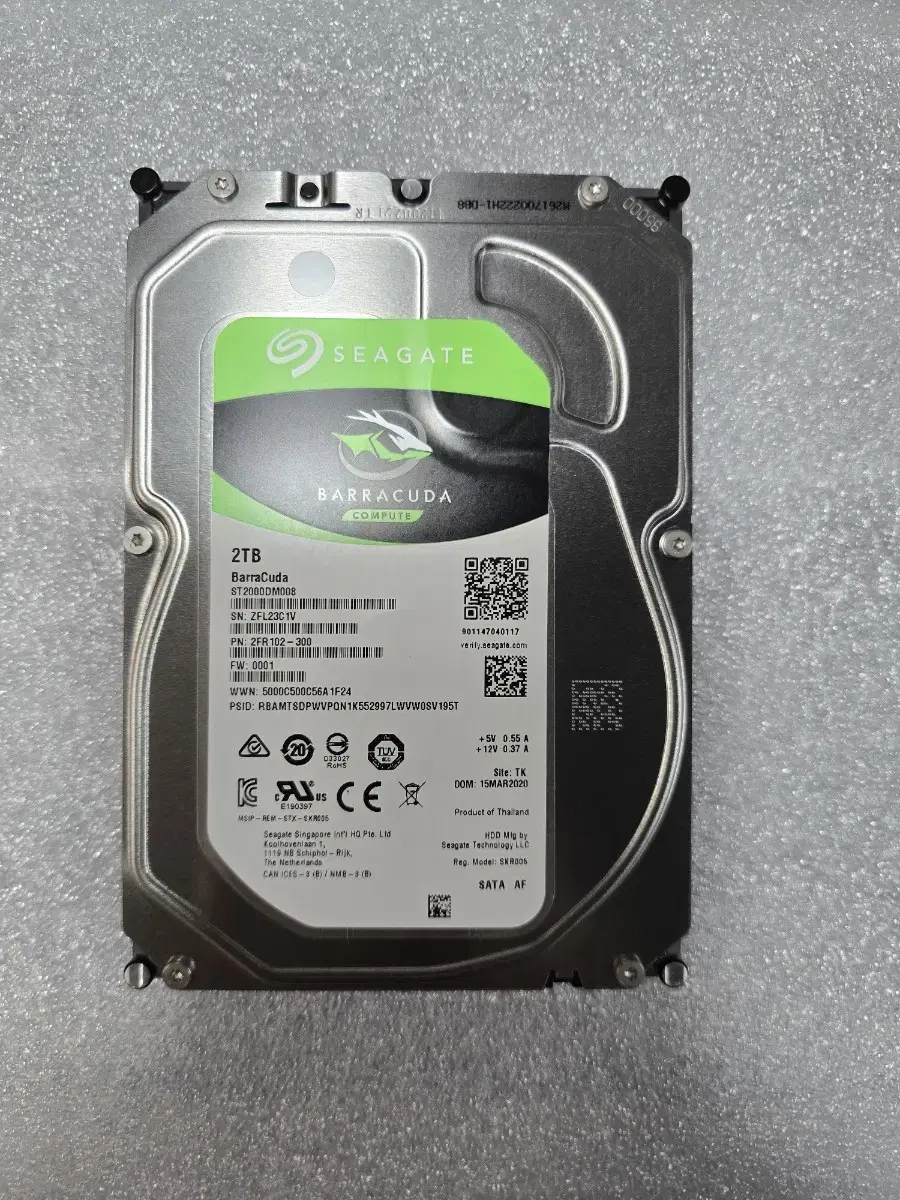 PC부품 HDD 3.5 2.0TB